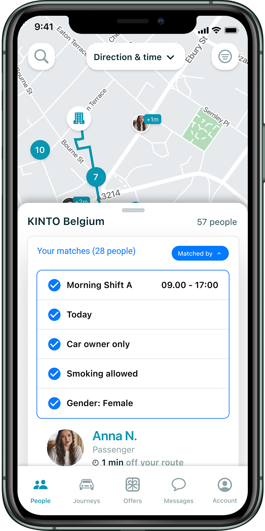 KINTO Join - Employee matching feature